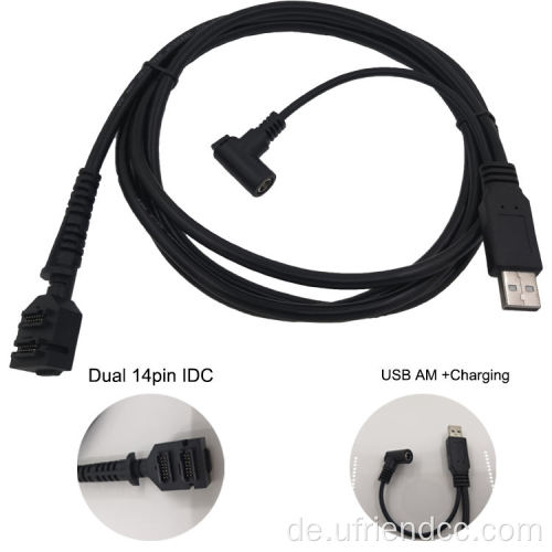 ODM/OEM -Doppel USB DC Jack Stecker Stromkabel